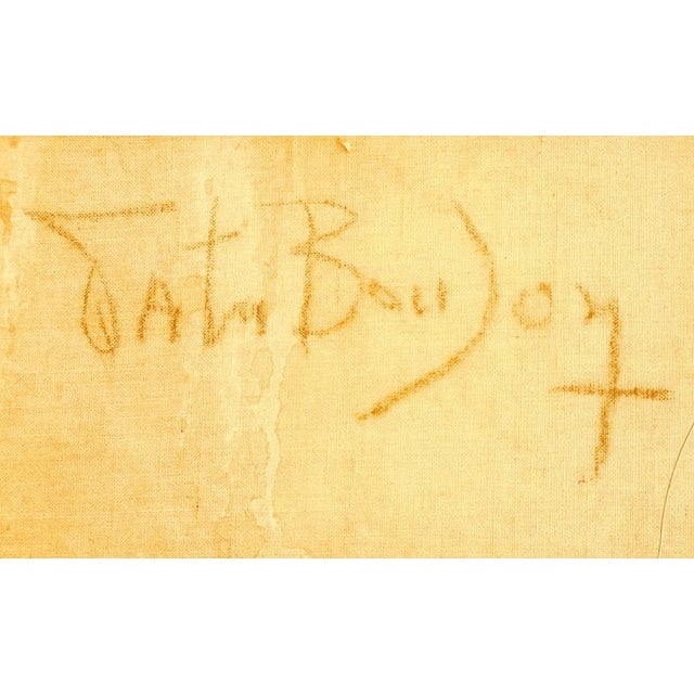 Patrick Boudon, Humanoid, Oil on Canvas, 1920s For Sale - Image 12 of 15