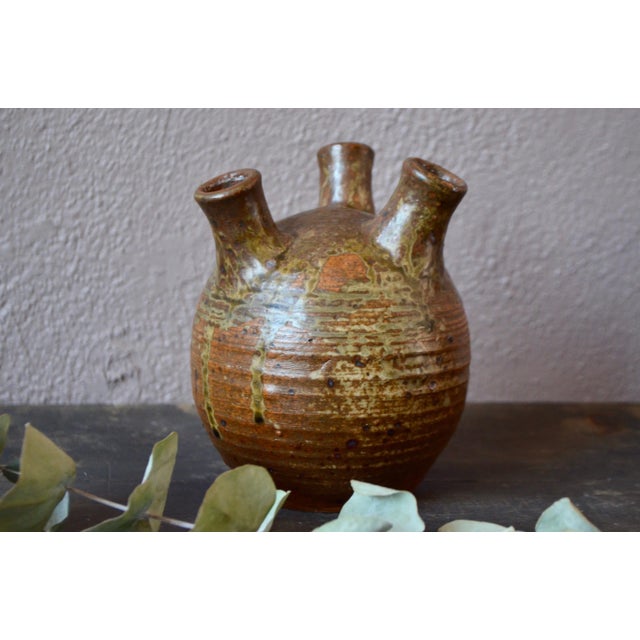 Serene atmosphere and wabi sabi spirit guaranteed with this beautiful ceramic lantern. Made by André Bodin in stoneware...