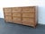 Hollywood Regency American of Martinsville Hollywood Regency Woven Rattan Dresser 6448 For Sale - Image 3 of 18