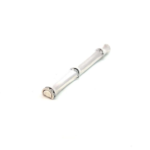 1990s John Hardy Estate Bamboo Brooch Pin Sterling Silver For Sale - Image 11 of 12
