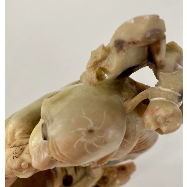 1960s Asian Soapstone Monkey For Sale - Image 5 of 9