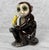 Mid-Century Japanese Porcelain Monkey Holding Banana Sculpture For Sale - Image 6 of 9