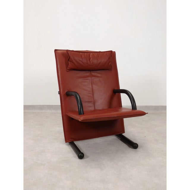 Postmodern T-Line Lounge Chair by Burkhard Vogtherr for Arflex, 1980s For Sale - Image 3 of 18
