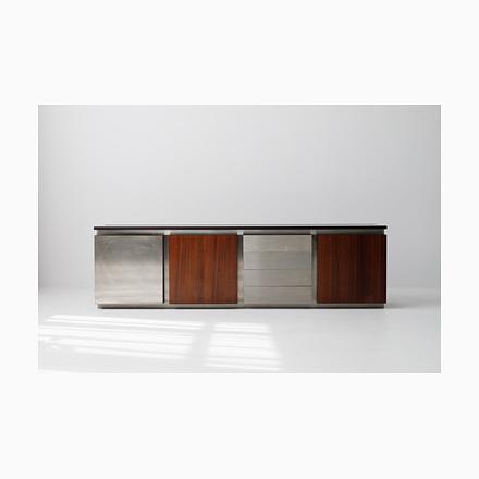 Large Parioli Sideboard or Room Divider by Giotto Stoppino for Acerbis, 1980s For Sale - Image 9 of 9