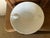 Vintage White Pedestal Bowl With Embossed Relief Pine Cones For Sale - Image 11 of 11
