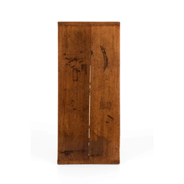 Brown Farmhouse Refectory Table in Oak For Sale - Image 8 of 11