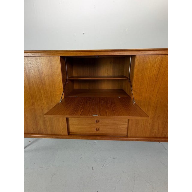 Brown Highboard in Teak by H.W. Klein for Bramin, Denmark, 1960s For Sale - Image 8 of 12