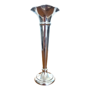 Antique Walker & Hall Sterling Silver Trumpet Vase English C1924 (Mappin & Webb)