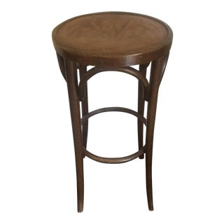 Vintage Mid-Century Bentwood Bar Stool For Sale