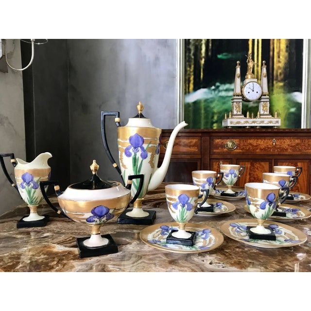 Lenox Belleek Coffee Set For Sale - Image 9 of 10