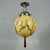 Glass Art Deco Opaline Glass and Nickel Ball Flush Mount with Tassel, Germany, 1930s For Sale - Image 7 of 18