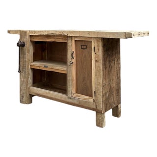 Early 20th Century Carpenter's Workbench For Sale