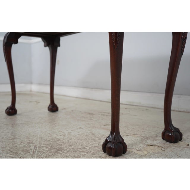 Stickley 4 Drawer Marble Top Server Console For Sale - Image 11 of 18