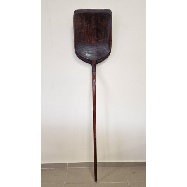 We present to you a unique handmade wooden shovel that carries not just history, but also marks of identity and a personal...