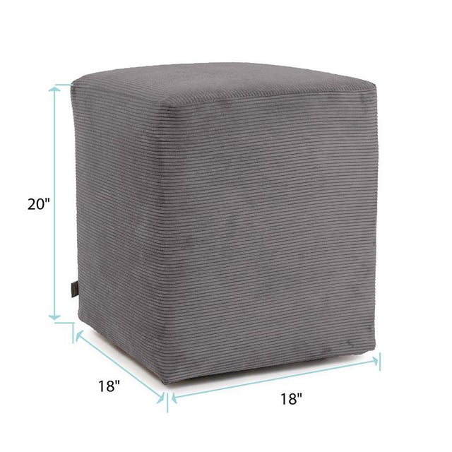 Textile Universal Cube Pana Charcoal For Sale - Image 7 of 9