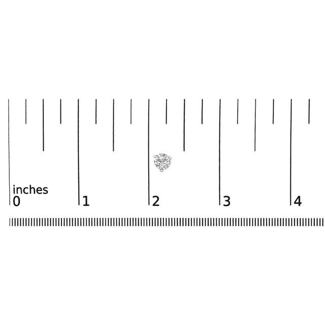 Early 21st Century 14K White Gold 1 1/2 Cttw 3-Prong Martini Set Brilliant Round-Cut Solitaire Lab Grown Diamond Screwback Stud Earrings (F-G Color, VS1-VS2 Clarity) For Sale - Image 5 of 5