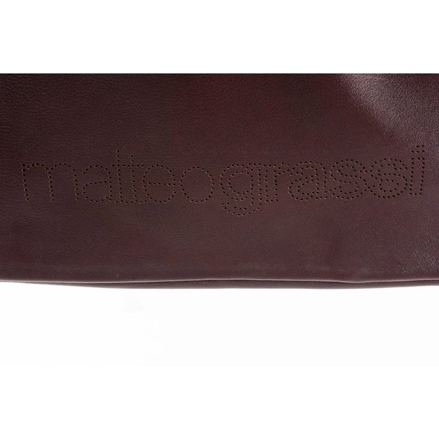 Brown Desk Chair by Tito Agnoli For Sale - Image 8 of 9