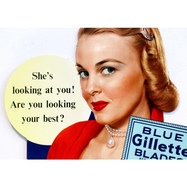 Date: 1940s Size: 9.5 x 13 inches Shaving Trivia: According to our friends at Wikipedia, "Before the advent of razors,...