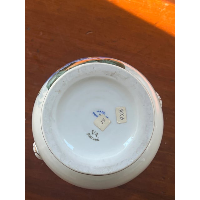 Vintage Hand Painted Vase— a Pair For Sale In Washington DC - Image 6 of 12