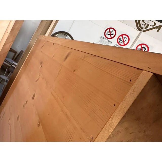 Empire Style Chest of Drawers in Natural Burl Wood and Ash by Simoeng For Sale - Image 4 of 12