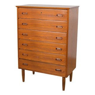 Mid-Century Teak Dresser, Denmark, 1960s For Sale