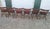 Wood Swiss-American Tell City Pub Chairs in Solid Hard Rock Maple Dining Chairs. Set of Six With Red /Maroon Cushions. For Sale - Image 7 of 9