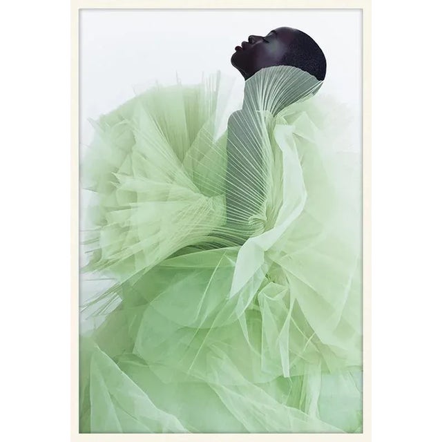 Contemporary Fluidity by Trunk Archive, Framed Art Print by Michelle Monique 32x48 For Sale - Image 3 of 3