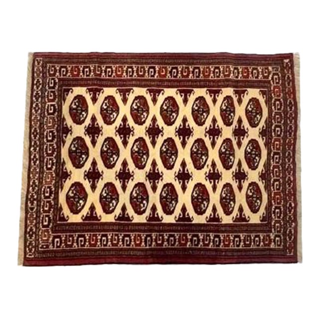 1970s Persian Torakman , 3' X 3'8" For Sale