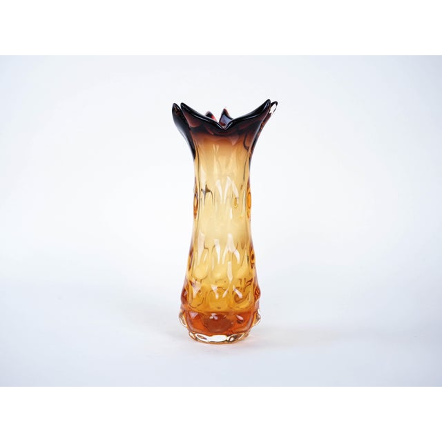 Italian Murano Glass Vase, 1960s For Sale - Image 4 of 11