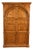 1990s Custom Architectural Solid Pine Entertainment Armoire | 87"h For Sale