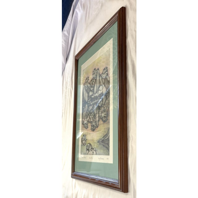 Framed & Pencil Signed Lesley Robinson Artist Proof "Mountain Women" C1998 For Sale - Image 13 of 18