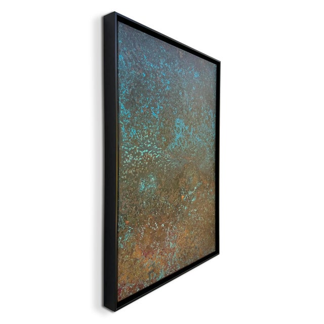 Brand: Element 29 Metalcraft Artist: Jeremy Maronpot This abstract piece of copper wall art has a heavily weathered,...