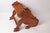 Brown Victorian Oak Lion Library Ladder, 1900 For Sale - Image 8 of 18