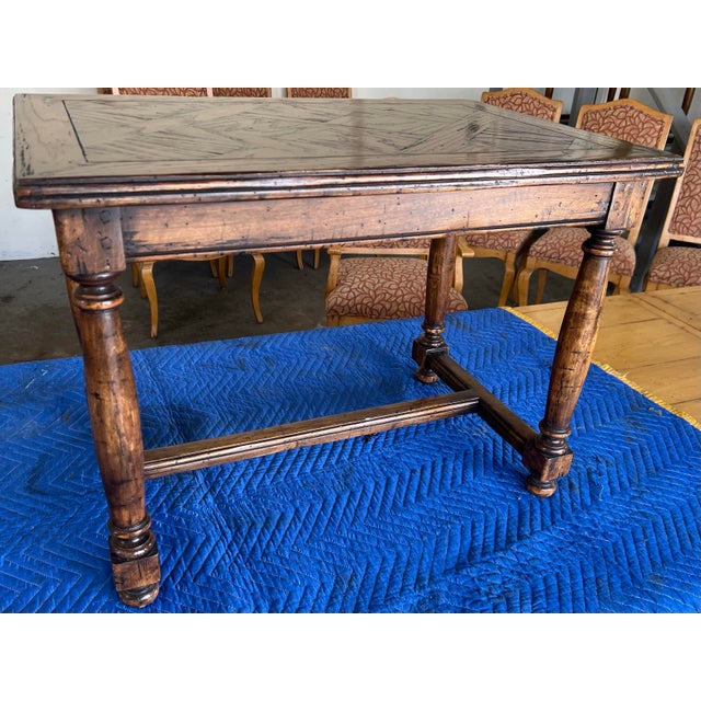 1980's guy Chaddock side table with solid wood construction. Beautiful dark patina. the are other pieces available in this...