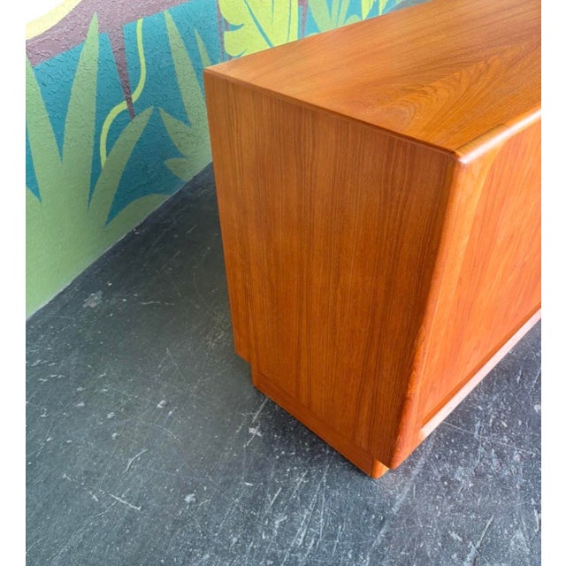 Mid Century Danish Modern Teak Hutch For Sale - Image 14 of 18