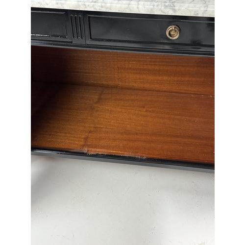 Wood Black Louis XVI Style Sideboard For Sale - Image 7 of 18