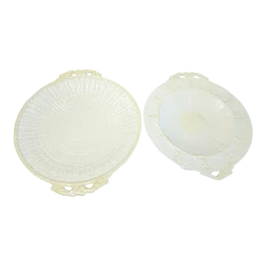 Pair of Mid Century 5th Mark Belleek Serving Platters