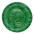 Wedgwood Majolica Green Glazed Basket Weave Plate, English, Ca. 1885 For Sale