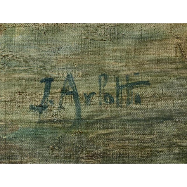 J. Arlotta, Venice, Oil on Canvas, Framed For Sale - Image 4 of 8