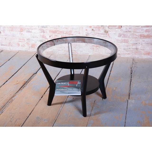 Art Deco Coffee Table in Oak by Koželka and Kropáček, 1940s For Sale - Image 6 of 16