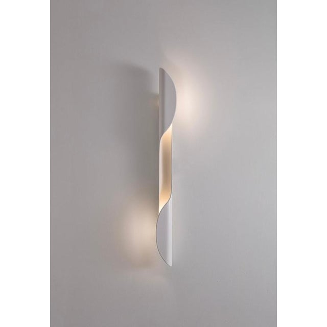 Not Yet Made - Made To Order Oblong Torsade Ceramic Wall Lamp by Jennifer Midoz For Sale - Image 5 of 8