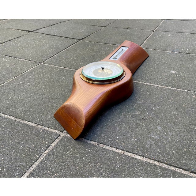 Old Weather Station made from Wooden Airplane Propeller, 1930s For Sale - Image 3 of 15