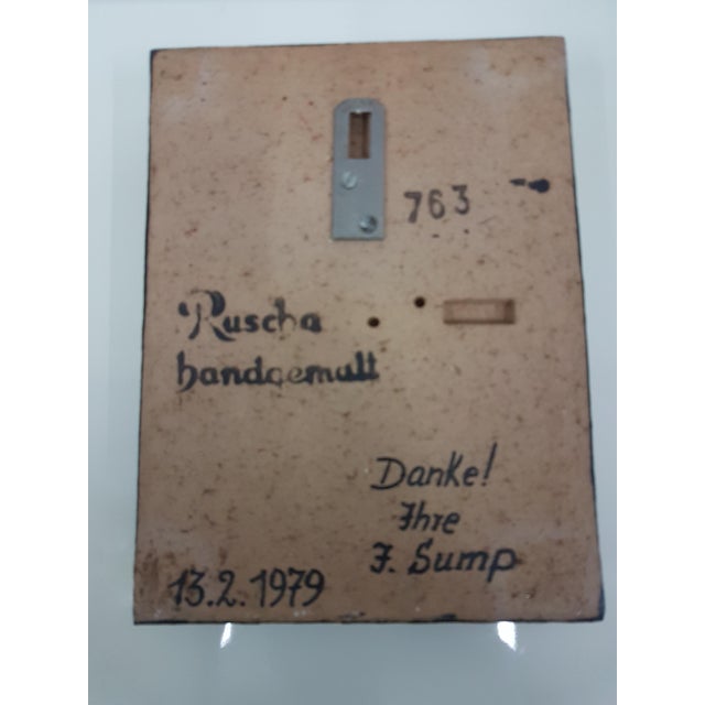 1970s Ceramic Wall Tile from Ruscha, 1970s For Sale - Image 5 of 9