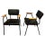 Circa 1950 Black Lacquered Armchairs Attributed to Willy Van Der Meeren - A Pair For Sale - Image 13 of 13
