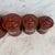 Set of Five French Reddish Brown Enamel Kitchen Canisters With Original Lids For Sale - Image 12 of 18