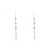 Not Yet Made - Made To Order 18k Gold Marquise Blue Topaz Gemstone Drop Earrings for Women- A Pair For Sale - Image 5 of 10