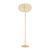 Mitzi Alexandra 20 in. 1 Light Floor Lamp in Aged Brass Finish For Sale