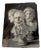 Drawing of Scultptures of Men, 19th Century, Paint on Paper For Sale
