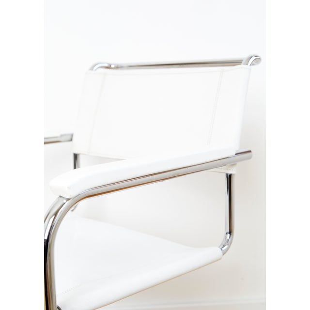 Metal Vintage Model S34 Armchair by Mart Stam for Thonet, 1970s, Set of 4 For Sale - Image 7 of 18