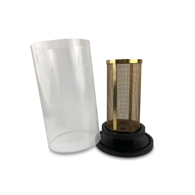 Robin Baron Soho Hurricane Candle Holder For Sale - Image 10 of 11